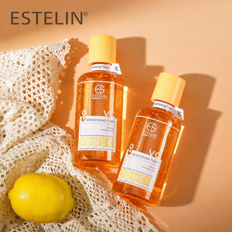تونر روشن کننده ویتامین C و زردچوبه اورجینال ESTELIN