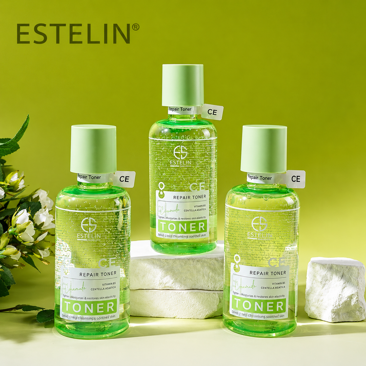 تونر ترمیم کننده سرامید، ویتامین B5 و سنتلا اورجینال ESTELIN