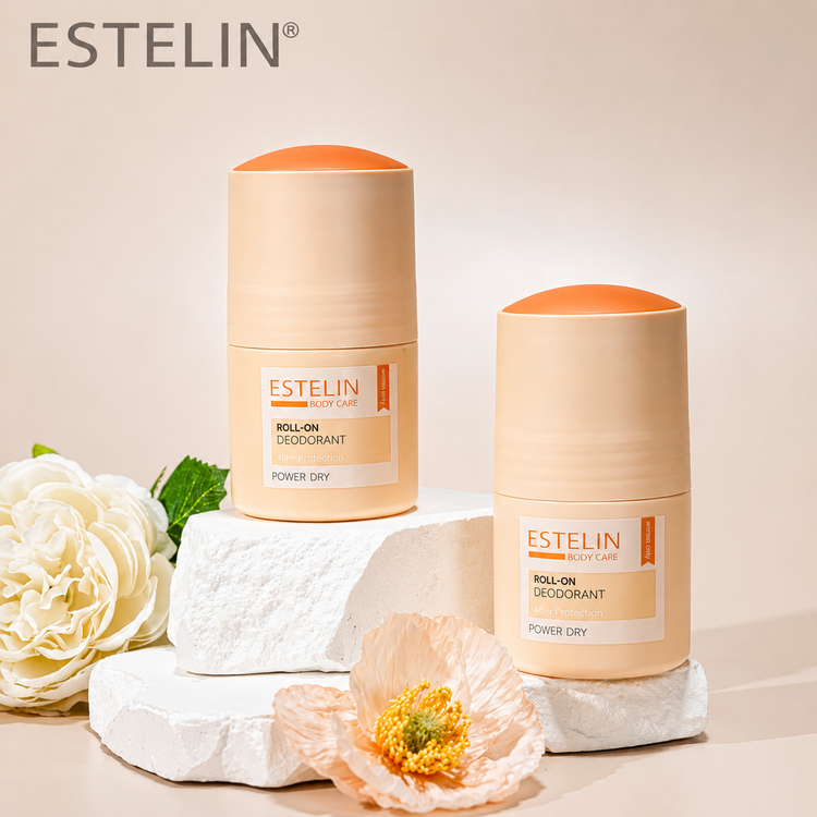 مام رول اورجینال ضدتعریق و دئودورانت استلین مدل Power Dry حجم 50 میل Estelin Power Dry Roll On Deodorant