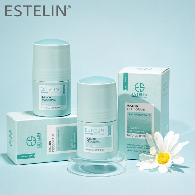 مام رول اورجینال ضدتعریق و دئودورانت استلین مدل Natural Refresh حجم 50 میل Estelin Natural Refresh