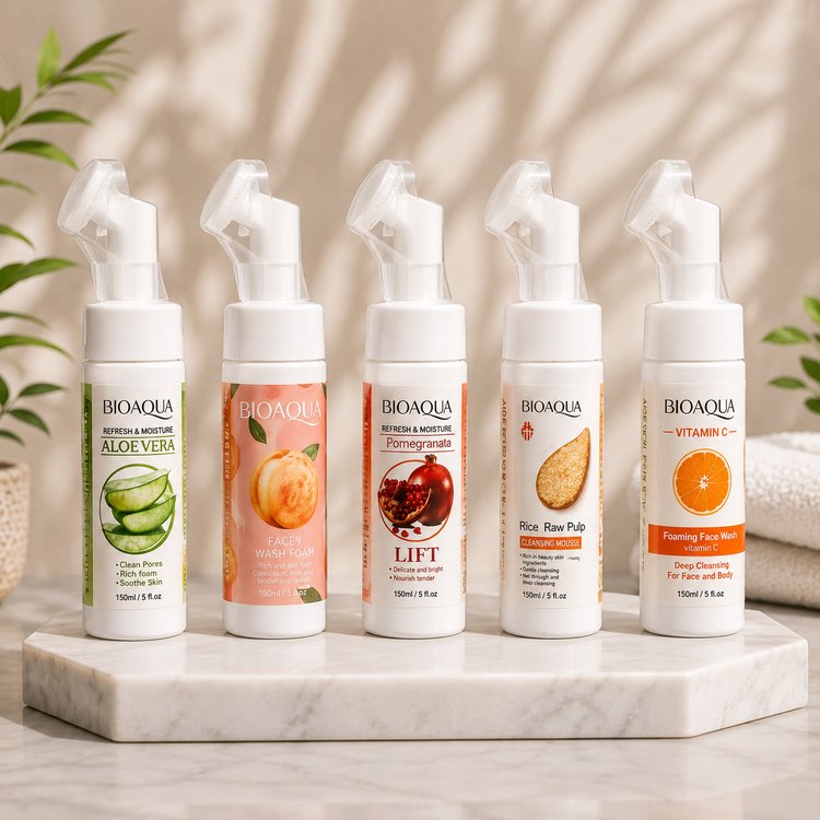 فوم شستشوی صورت براشدار مدل Refresh & Moisture حجم ۱۵۰ میل