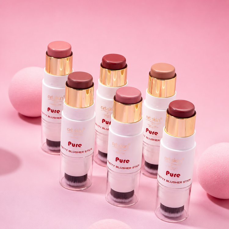 رژگونه استیکی براش دار اورجینال طرح پیور