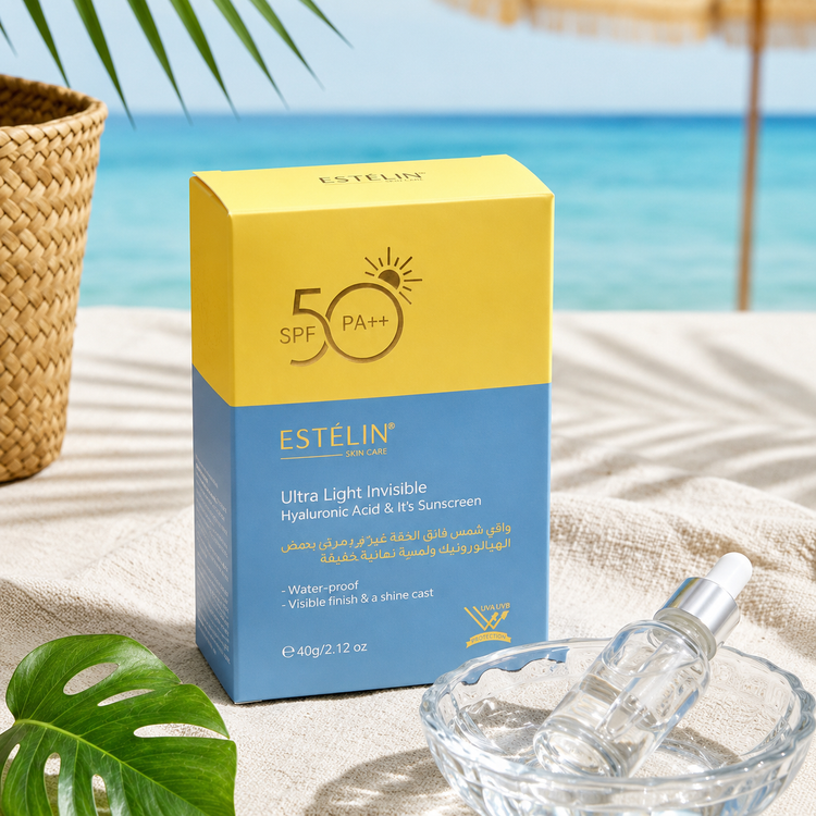 کرم ضد آفتاب 60 گرمی استلین اورجینال SPF50 حاوی هیالورونیک اسید + B5