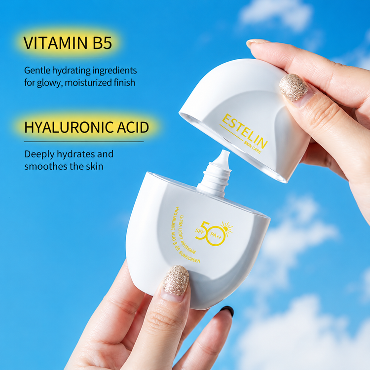 کرم ضد آفتاب 60 گرمی استلین اورجینال SPF50 حاوی هیالورونیک اسید + B5