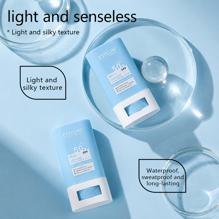استیک ضد آفتاب SPF50+ استلین اورجینال حاوی سرامید و هیالورونیک اسید