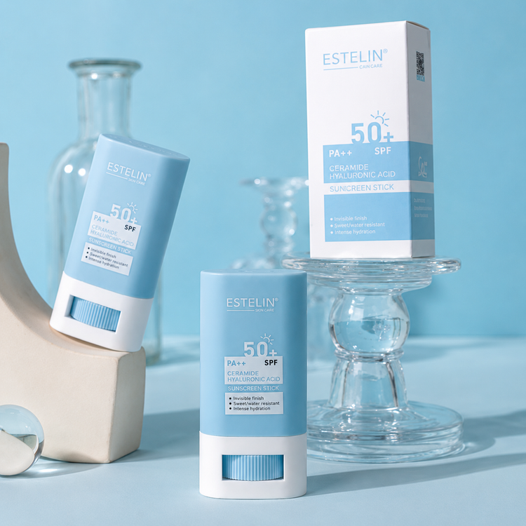 استیک ضد آفتاب SPF50+ استلین اورجینال حاوی سرامید و هیالورونیک اسید