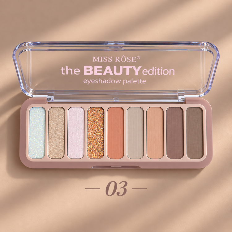 پالت سایه چشم ۹ رنگ Miss Lara مدل Beauty Edition