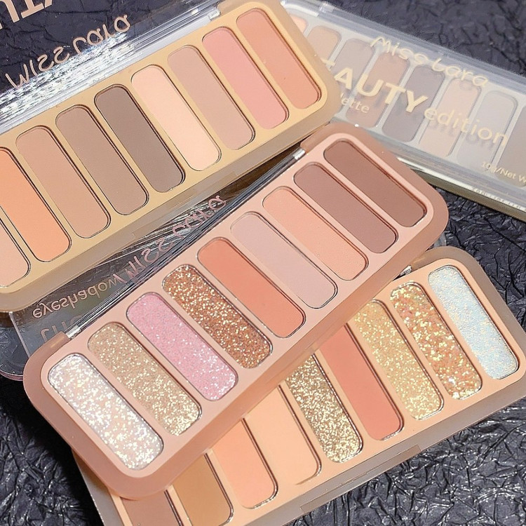 پالت سایه چشم ۹ رنگ Miss Lara مدل Beauty Edition