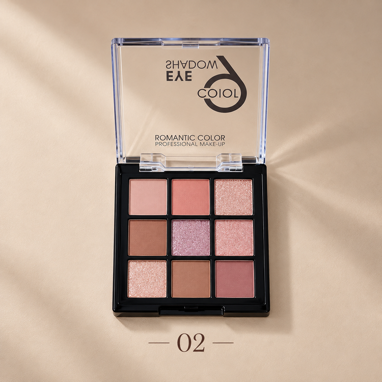 پالت سایه چشم ۹ رنگ رومانتیک کالر ROMANTIC COLOR