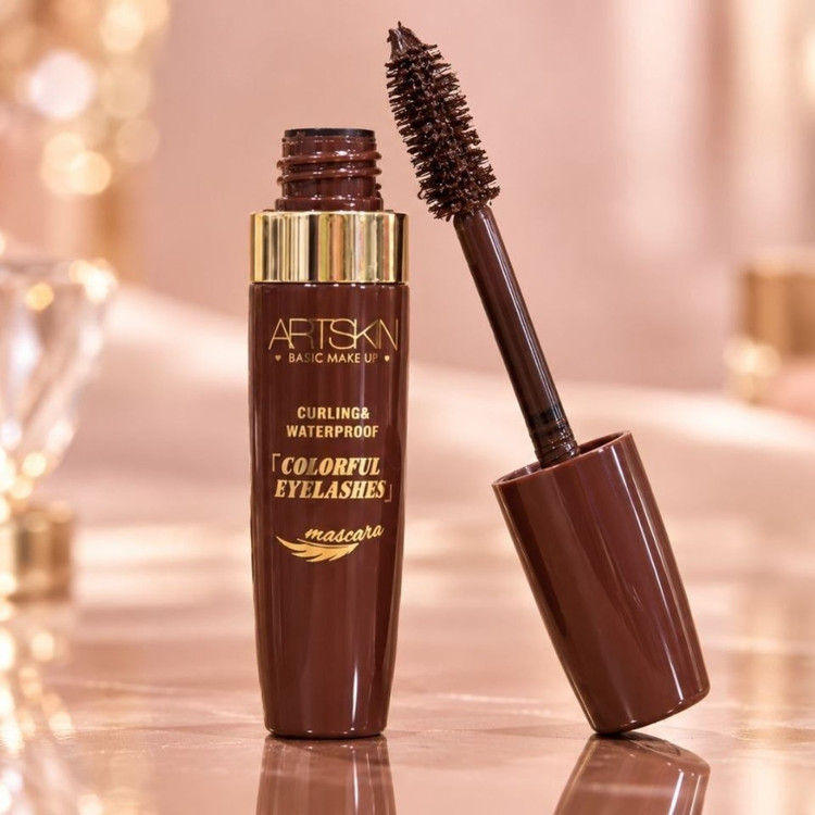ریمل قهوهای مدل Colorful Eyelashes ضد آب و حالتدهنده
