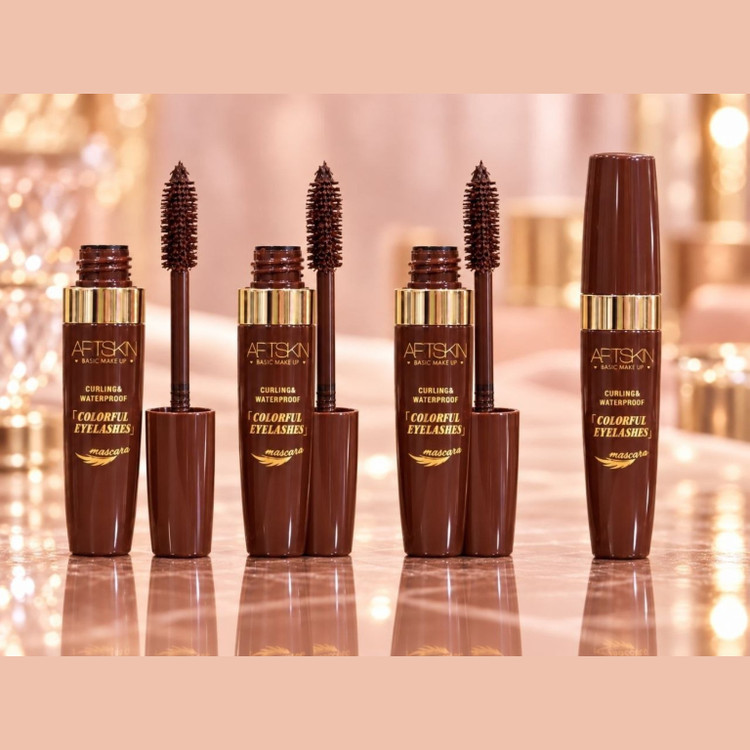 ریمل قهوهای مدل Colorful Eyelashes ضد آب و حالتدهنده