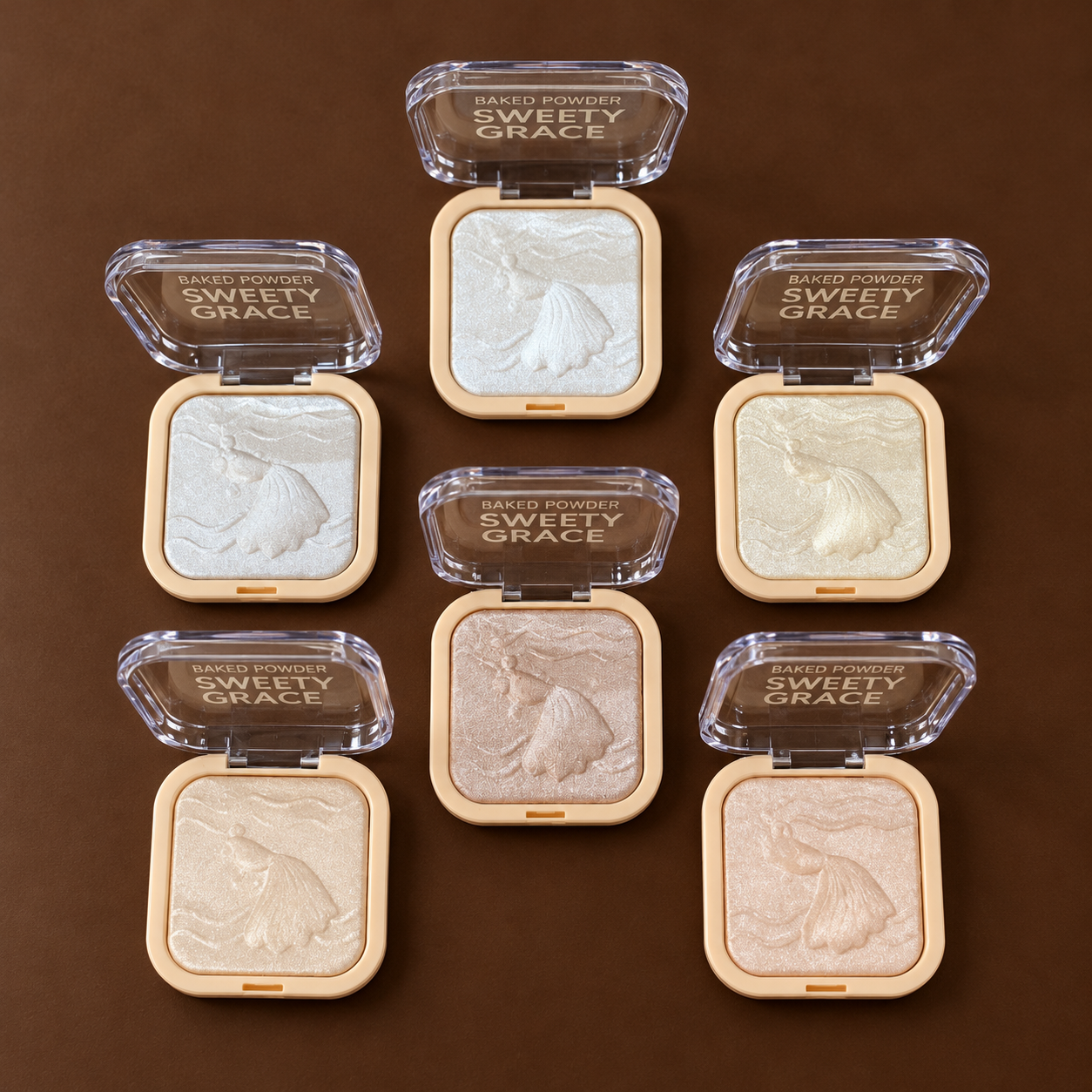 هایلایتر پودری طرح ماهی آرت اسکین مدل Sweety Grace