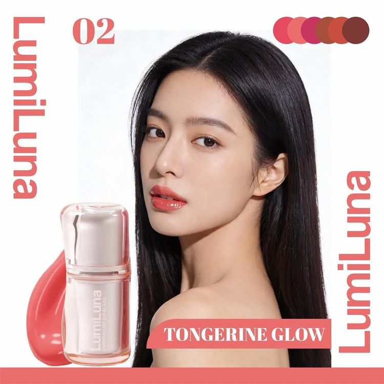لیپ گلاس براق و آبرسان LumiLuna مدل Luminalust Lipglaze