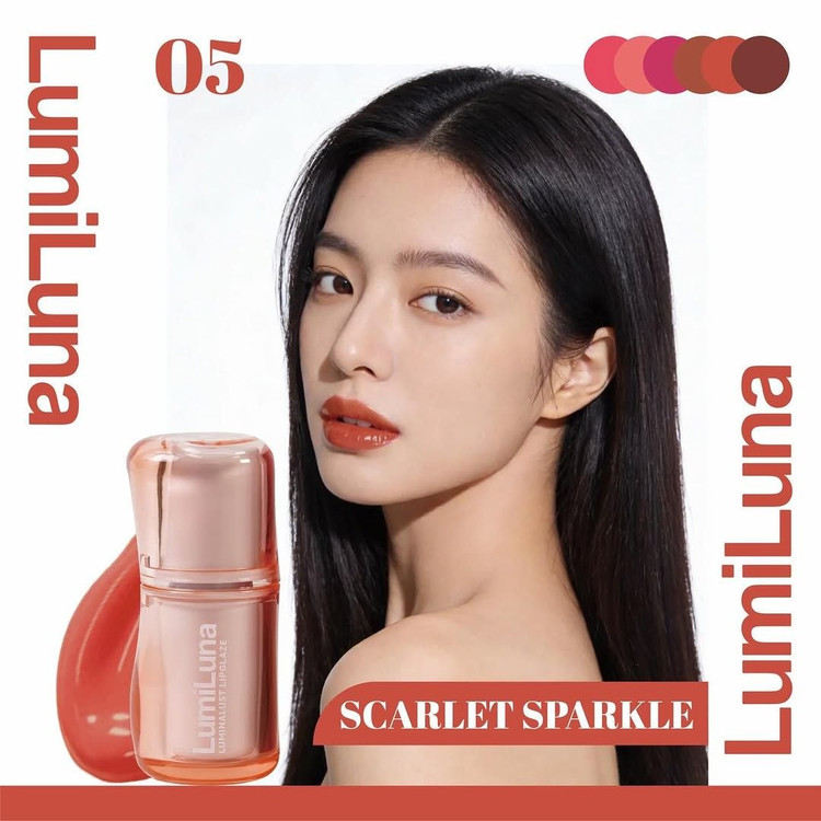 لیپ گلاس براق و آبرسان LumiLuna مدل Luminalust Lipglaze