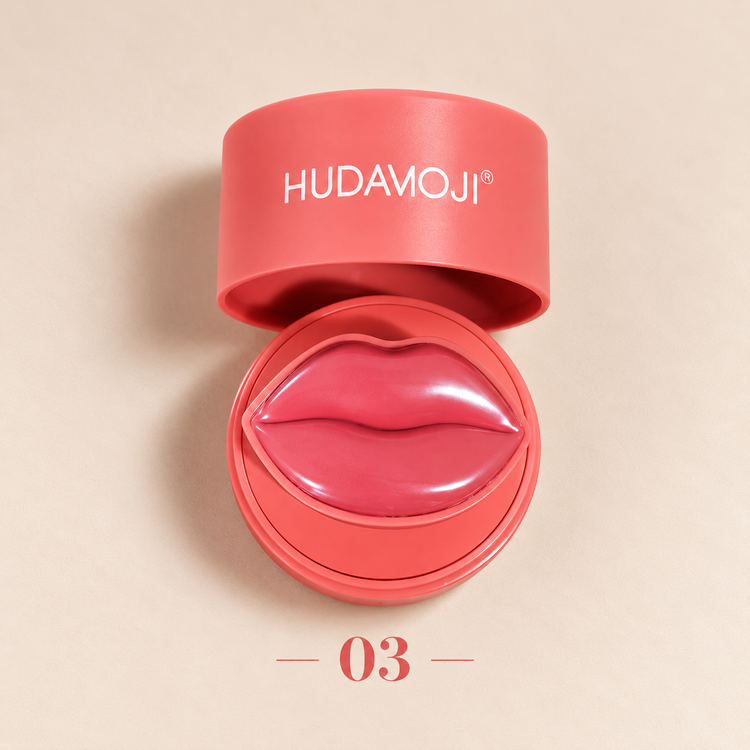 رژگونه و رژلب دوکاره طرح لب هدی موجی HUDAMOJI