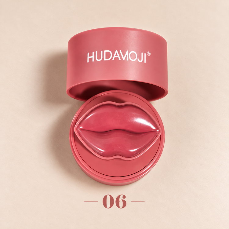 رژگونه و رژلب دوکاره طرح لب هدی موجی HUDAMOJI